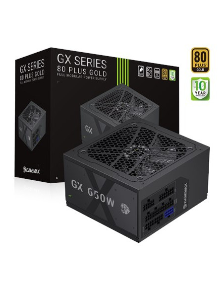 Gamemax Psu | Gx 650Gf | 650 W | Gold | Full Modular