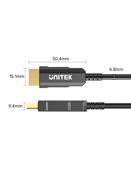 Unitek C11072Bk-50M Kabel Hdmi Hdmi Typu A (Standard) Czarny