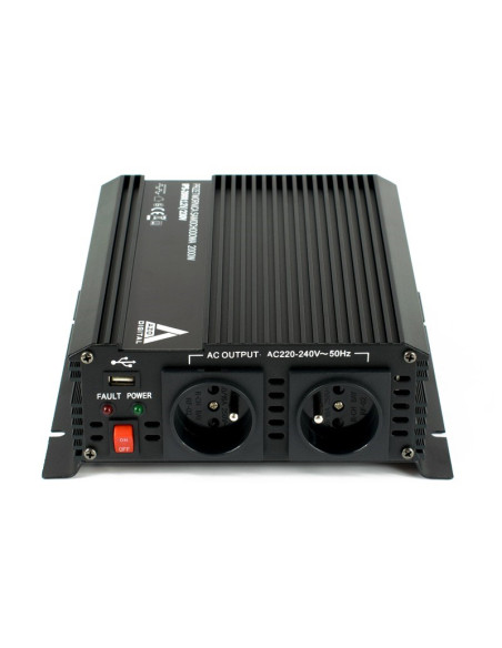 Samochodowa Przetwornica Napięcia 12 Vdc / 230 Vac Ips-2000 2000W