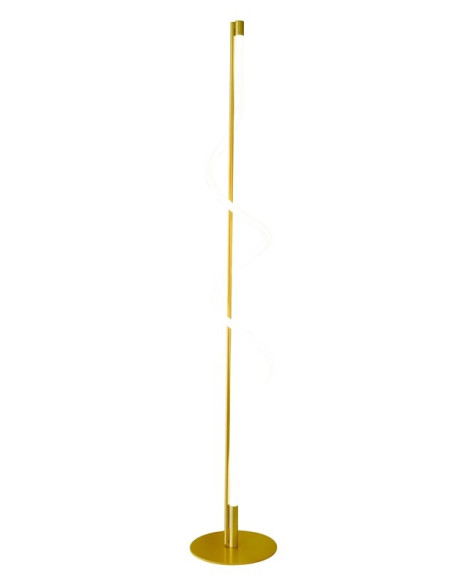 Lampa Led Tigris 4000K Podłogowa Złota