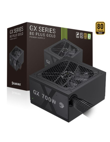 Gamemax Psu | Gx 700G | 700 W | Gold | Non-Modular