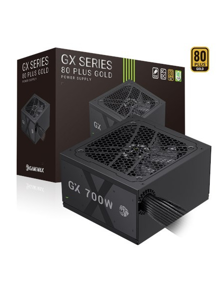 Gamemax Psu | Gx 700G | 700 W | Gold | Non-Modular
