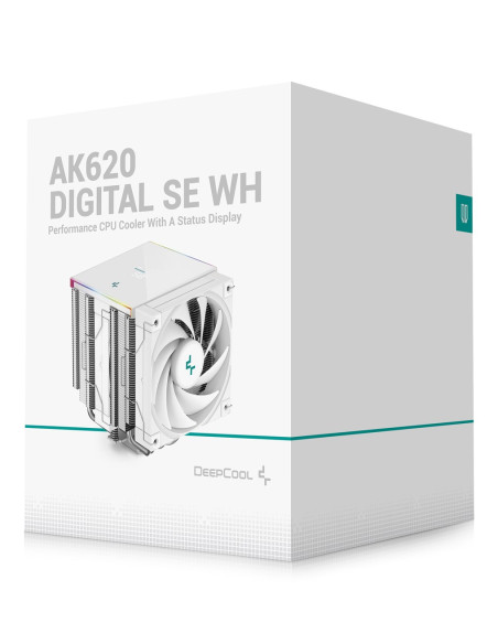 Deepcool Ak620 Digital Se Wh Procesor Chłodnica Powietrza 12 Cm Biały 1 Szt.