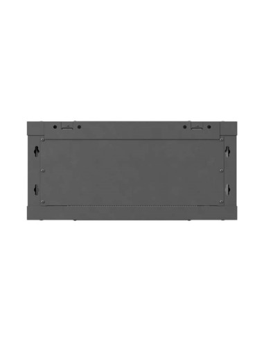 Lanberg Szafa Instalacyjna Rack Wisząca 19" 4U 600X600 Czarna Drzwi Perforowane (Flat Pack)