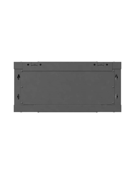 Lanberg Szafa Instalacyjna Rack Wisząca 19" 4U 600X600 Czarna Drzwi Perforowane (Flat Pack)