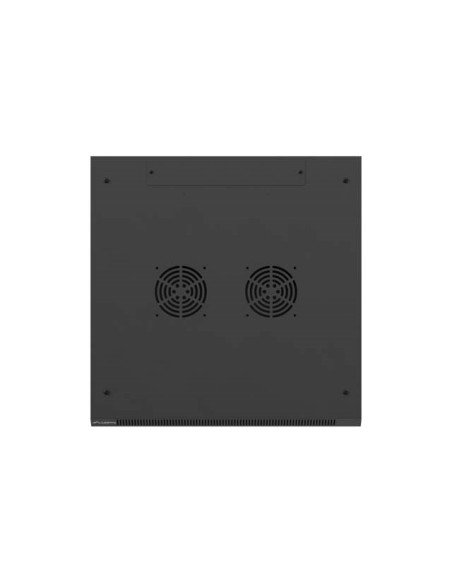 Lanberg Szafa Instalacyjna Rack Wisząca 19" 4U 600X600 Czarna Drzwi Perforowane (Flat Pack)