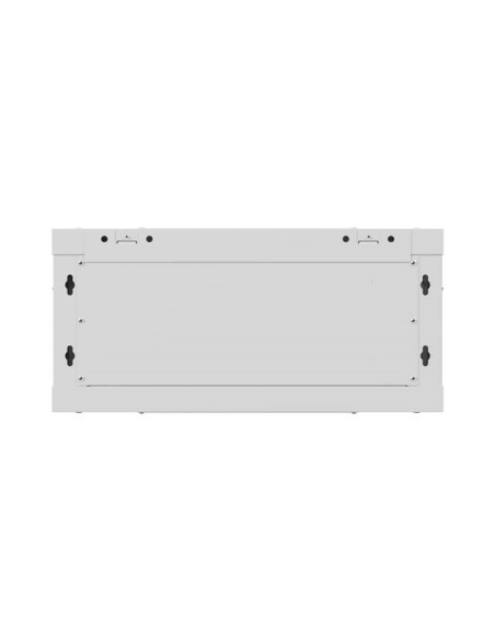 Lanberg Szafa Instalacyjna Rack Wisząca 19" 4U 600X450 Szara Drzwi Metalowe (Flat Pack)