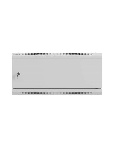 Lanberg Szafa Instalacyjna Rack Wisząca 19" 4U 600X600 Szara Drzwi Metalowe (Flat Pack)