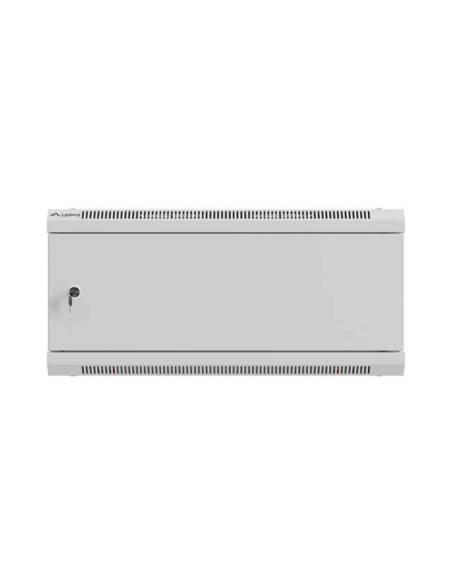 Lanberg Szafa Instalacyjna Rack Wisząca 19" 4U 600X600 Szara Drzwi Metalowe (Flat Pack)