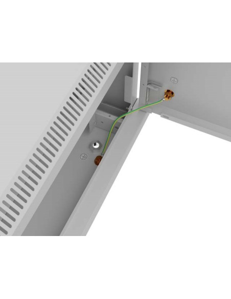 Lanberg Szafa Instalacyjna Rack Wisząca 19" 4U 600X600 Szara Drzwi Metalowe (Flat Pack)