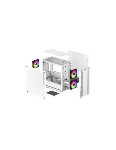 Deepcool Cc360 Wh Argb Mini Tower Biały