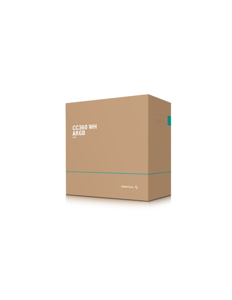 Deepcool Cc360 Wh Argb Mini Tower Biały