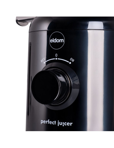 Eldom Wyciskarka Wolnoobrotowa Pj350 250 W Czarna Dwa Filtry Nowej Generacji Heavy Press