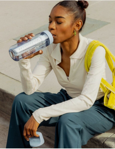 Lifestraw Go Series Codzienne Użytkowanie 650 Ml Plastik Wiśnia (Owoc), Różowy, Przezroczysty