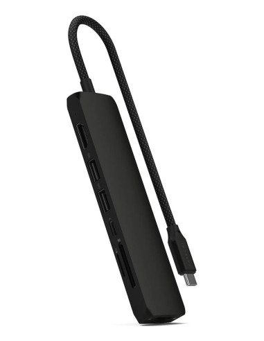 Satechi St-P7Sk Huby I Koncentratory Usb Type-C 10000 Mbit/S Czarny