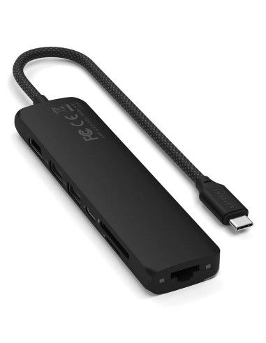 Satechi St-P7Sk Huby I Koncentratory Usb Type-C 10000 Mbit/S Czarny