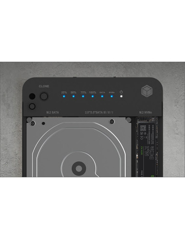 Icy Box Ib-2915Mscl-C31 Usb 3.2 Gen 2 (3.1 Gen 2) Type-C Czarny