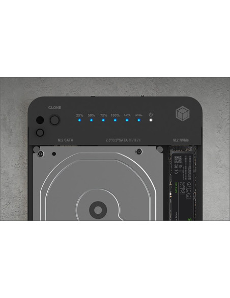 Icy Box Ib-2915Mscl-C31 Usb 3.2 Gen 2 (3.1 Gen 2) Type-C Czarny