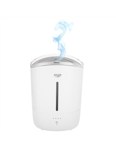 Adler Humidifier | Ad 7971 | 30 W | Water Tank Capacity 5 L | Ultrasonic | Humidification Capacity 100-250 Ml/Hr | White
