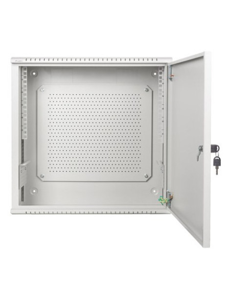 Lanberg Szafa Instalacyjna Rack Wisząca 19" 6U+3U 540X200 Niskoprofilowa Szara (Złożona)