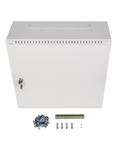 Lanberg Szafa Instalacyjna Rack Wisząca 19" 6U+3U 540X200 Niskoprofilowa Szara (Złożona)