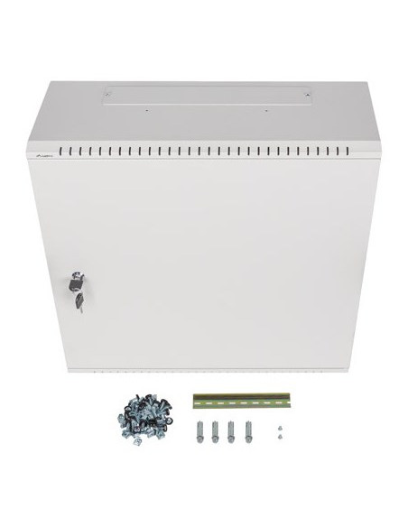 Lanberg Szafa Instalacyjna Rack Wisząca 19" 6U+3U 540X200 Niskoprofilowa Szara (Złożona)