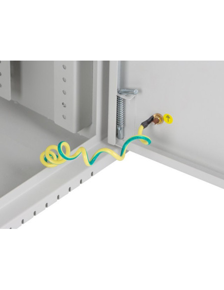 Lanberg Szafa Instalacyjna Rack Wisząca 19" 6U+3U 540X200 Niskoprofilowa Szara (Złożona)