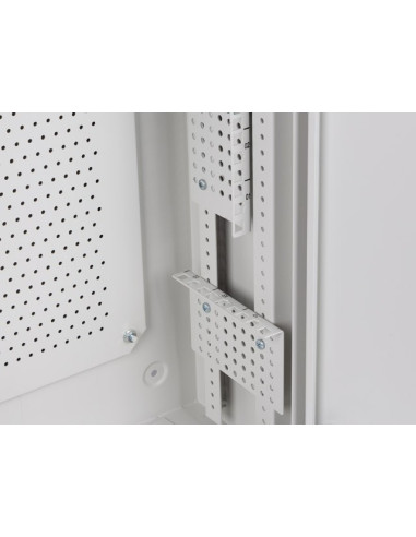Lanberg Szafa Instalacyjna Rack Wisząca 19" 6U+3U 540X200 Niskoprofilowa Szara (Złożona)