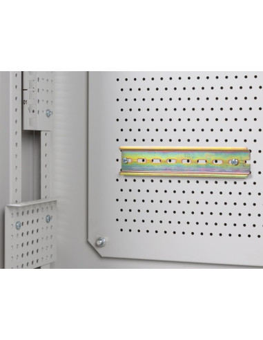 Lanberg Szafa Instalacyjna Rack Wisząca 19" 6U+3U 540X200 Niskoprofilowa Szara (Złożona)