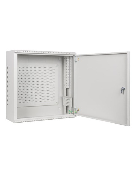 Lanberg Szafa Instalacyjna Rack Wisząca 19" 6U+3U 540X200 Niskoprofilowa Szara (Złożona)