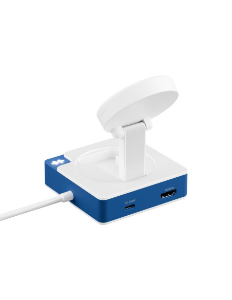 Koncentrator Hyper Hyperdrive Flex Magcharge Usb-C, Biały/Niebieski
