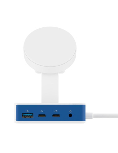 Koncentrator Hyper Hyperdrive Flex Magcharge Usb-C, Biały/Niebieski