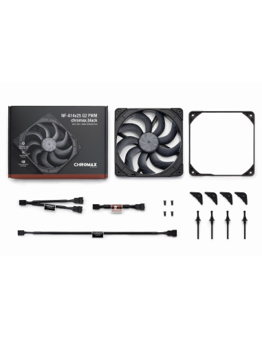 Nf-A14X25 G2 Pwm Chromax.black - Wentylator Nowej Generacji 140 Mm (Czarny)