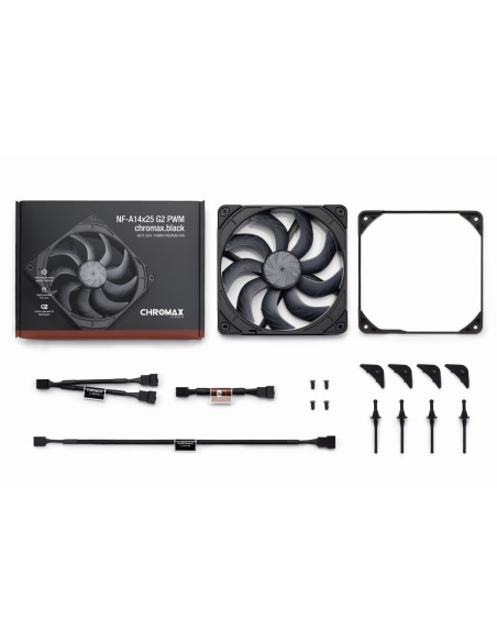Nf-A14X25 G2 Pwm Chromax.black - Wentylator Nowej Generacji 140 Mm (Czarny)