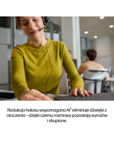 Słuchawki Przewodowe Hp Poly Mission 415 Monaural Usb Wired Headset