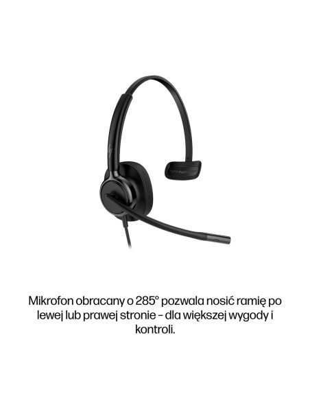 Słuchawki Przewodowe Hp Poly Mission 415 Monaural Usb Wired Headset
