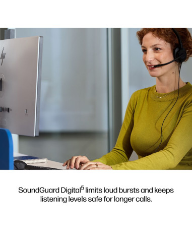 Słuchawki Przewodowe Hp Poly Mission 415 Monaural Usb Wired Headset