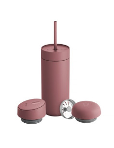Kubek Termiczny 473 Ml Carter Move Mug 3W1 +3 Nakrętki Fellow Pudrowy Różowy