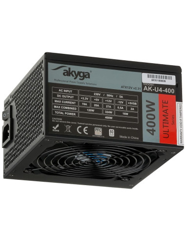 Zasilacz Akyga Ak-U4-400 (400W) 120Mm Wentylator 80+