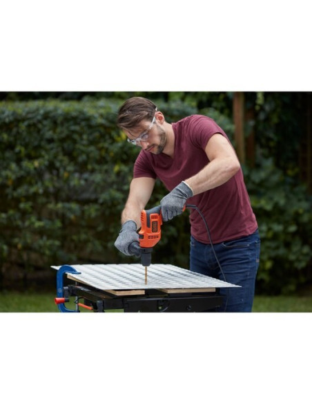 Black & Decker Beh200K-Qs Wiertło 2900 Rpm Zamek Centralny 1,67 Kg Czarny, Pomarańczowy