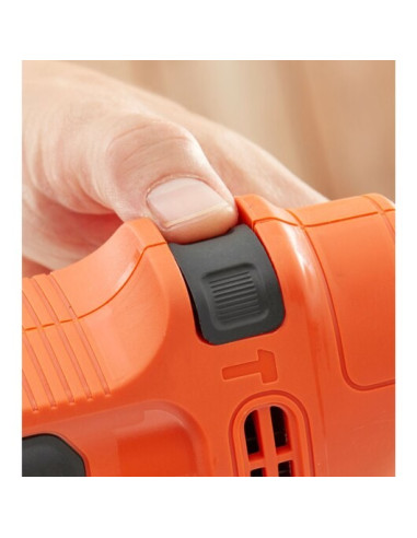Black & Decker Beh200K-Qs Wiertło 2900 Rpm Zamek Centralny 1,67 Kg Czarny, Pomarańczowy