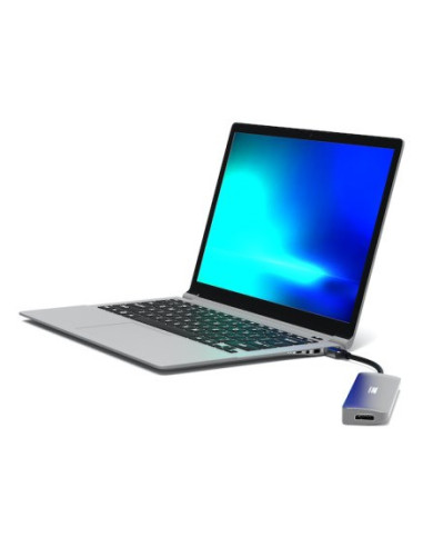 Port Designs 900162 Huby I Koncentratory Usb Type-C Srebrny