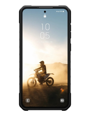 Uag Pathfinder Clear Magnet -  Obudowa Ochronna Do Samsung Galaxy S25 Fe Z Wbudowanym Modułem Magnetycznym (Ash/Black)