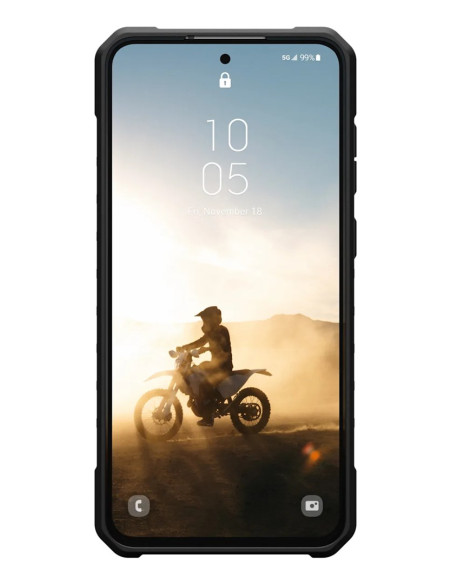 Uag Pathfinder Clear Magnet -  Obudowa Ochronna Do Samsung Galaxy S25 Fe Z Wbudowanym Modułem Magnetycznym (Ash/Black)