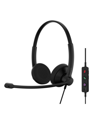Słuchawki Nauszne Przewodowe Epos Impact 100 Ms Stereo Usb-C + Usb-A