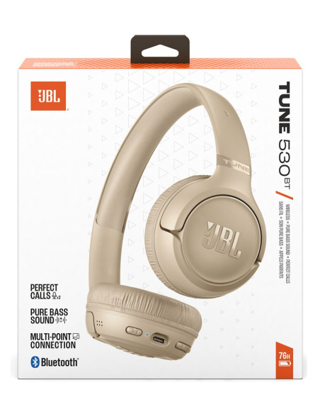 Jbl Tune530Btbeg Słuchawki Nauszne Bt Beżowe