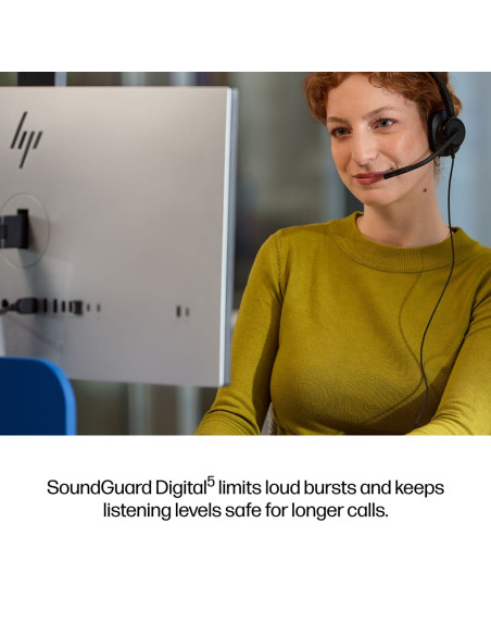 Słuchawki Przewodowe Hp Poly Mission 415 Monaural Usb Wired Headset Classic
