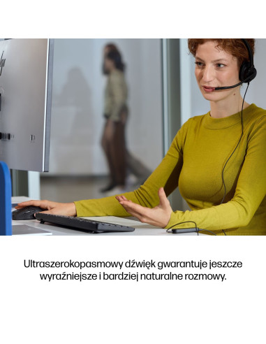 Słuchawki Przewodowe Hp Poly Mission 415 Monaural Usb Wired Headset Classic
