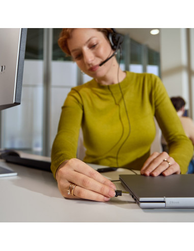 Słuchawki Przewodowe Hp Poly Mission 415 Monaural Usb Wired Headset Classic
