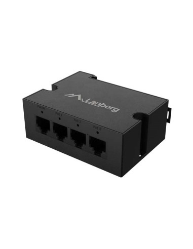 Lanberg Switch Poe Extender 1Xin 3Xout 1Gb Ethernet Din Rail 90W